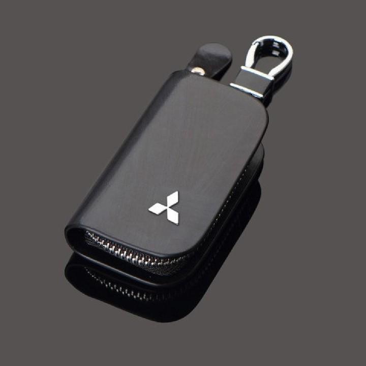 [MIỄN PHÍ GIAO HÀNG] BAO DA CHÌA KHÓA XE MITSUBISHI CAO CẤP