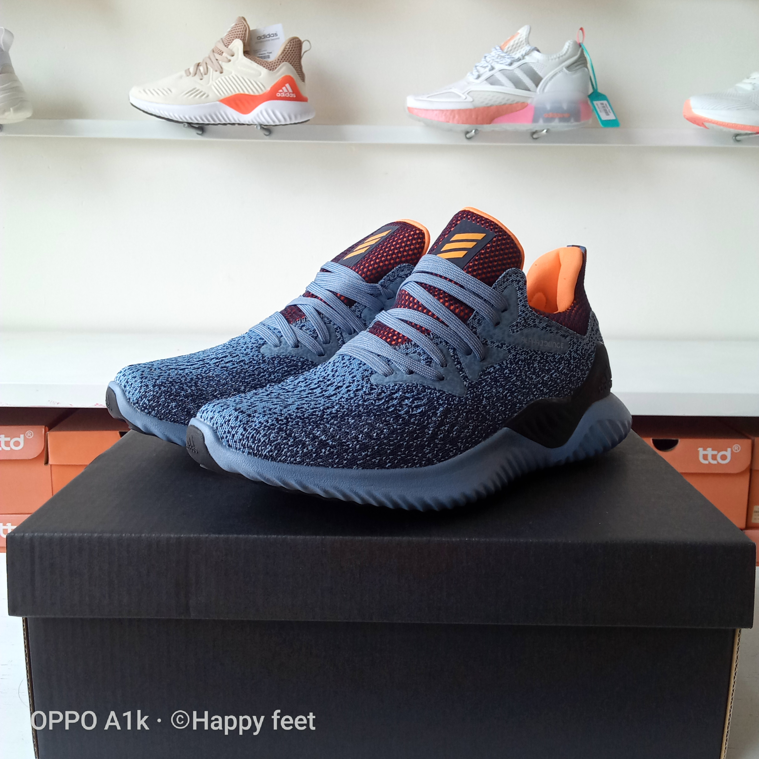 Giày Adidas Alphabounce Beyond xám đen