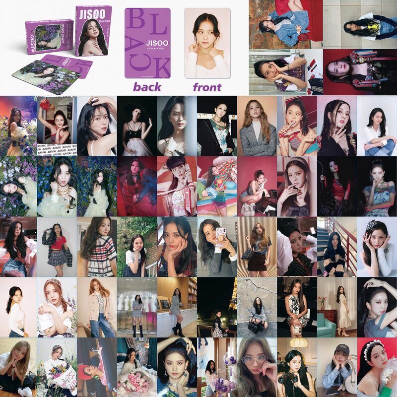 Set 55 lomo card Blackpink Jisoo Mẫu 2