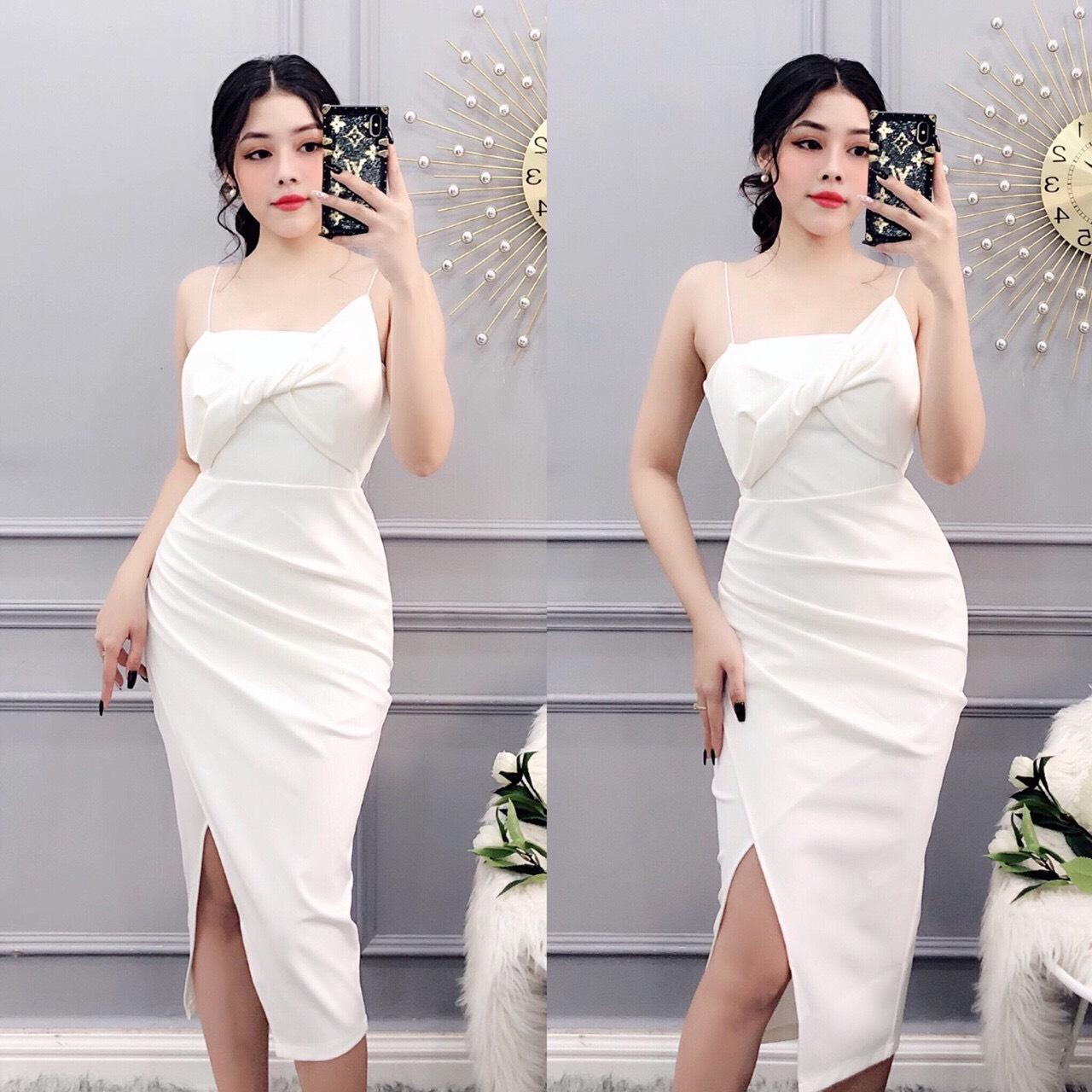 ĐẦM ÔM 2 DÂY PHỐI NƠ NGỰC SÀNH ĐIỆU