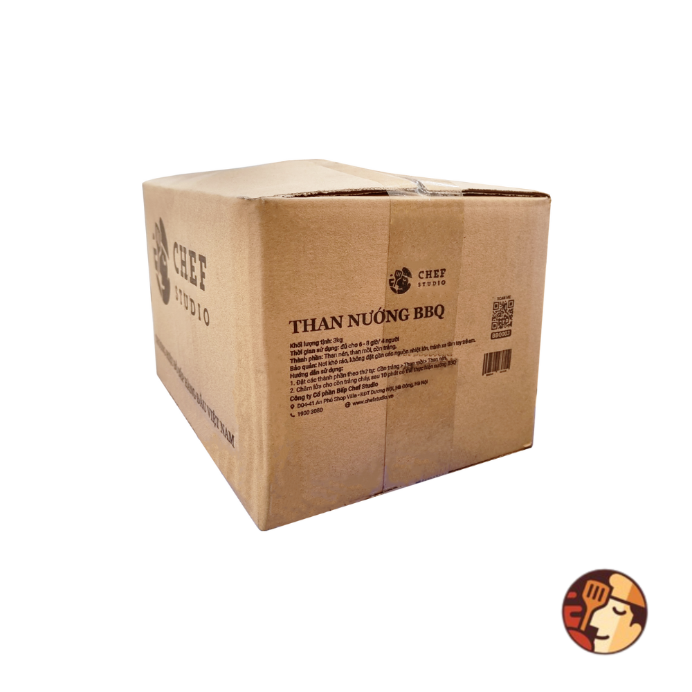 Than nướng BBQ Chefstudio 3kg (thùng)