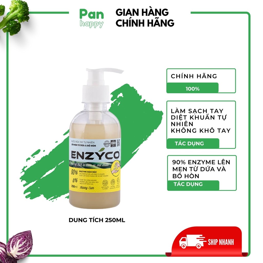 Nước rửa chén Hữu cơ Enzyco