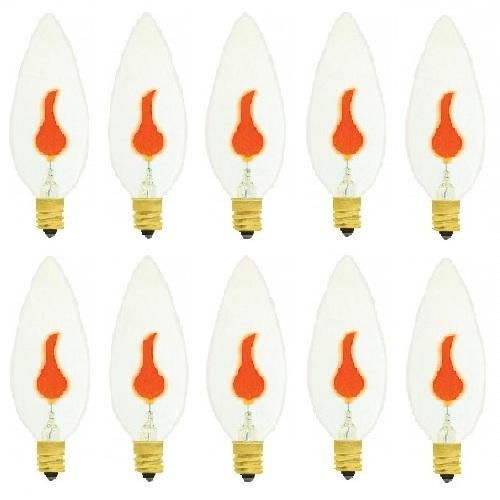 Bộ 10 bóng đèn lửa trang trí 3w - e12