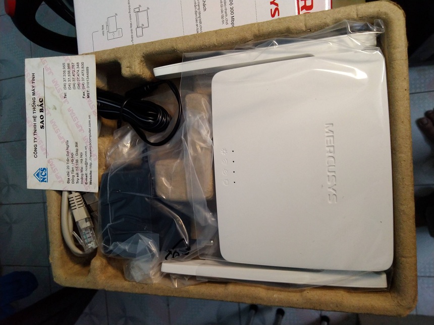 Bộ Phát wifi mercusys MW301R  Chuẩn N Tốc độ 300Mbps
