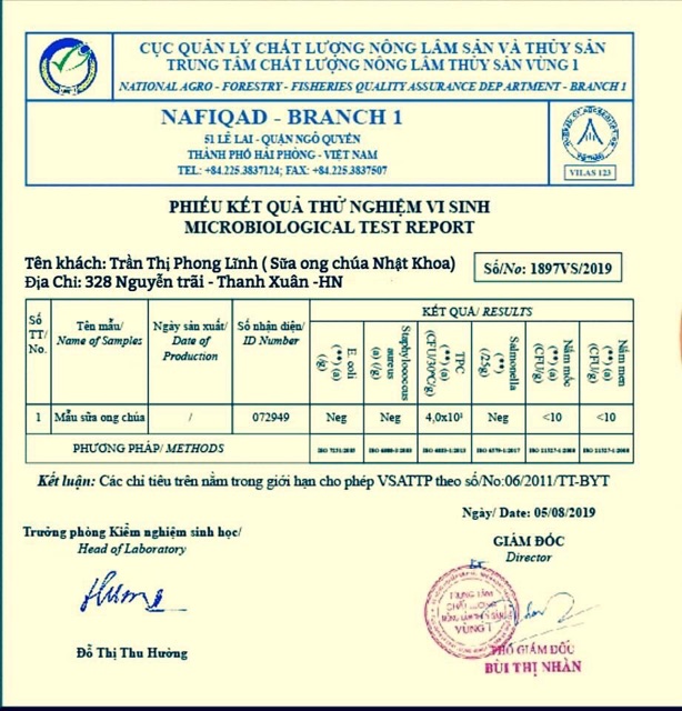 100G Sữa Ong Chúa Tươi 100% Đạt Attp