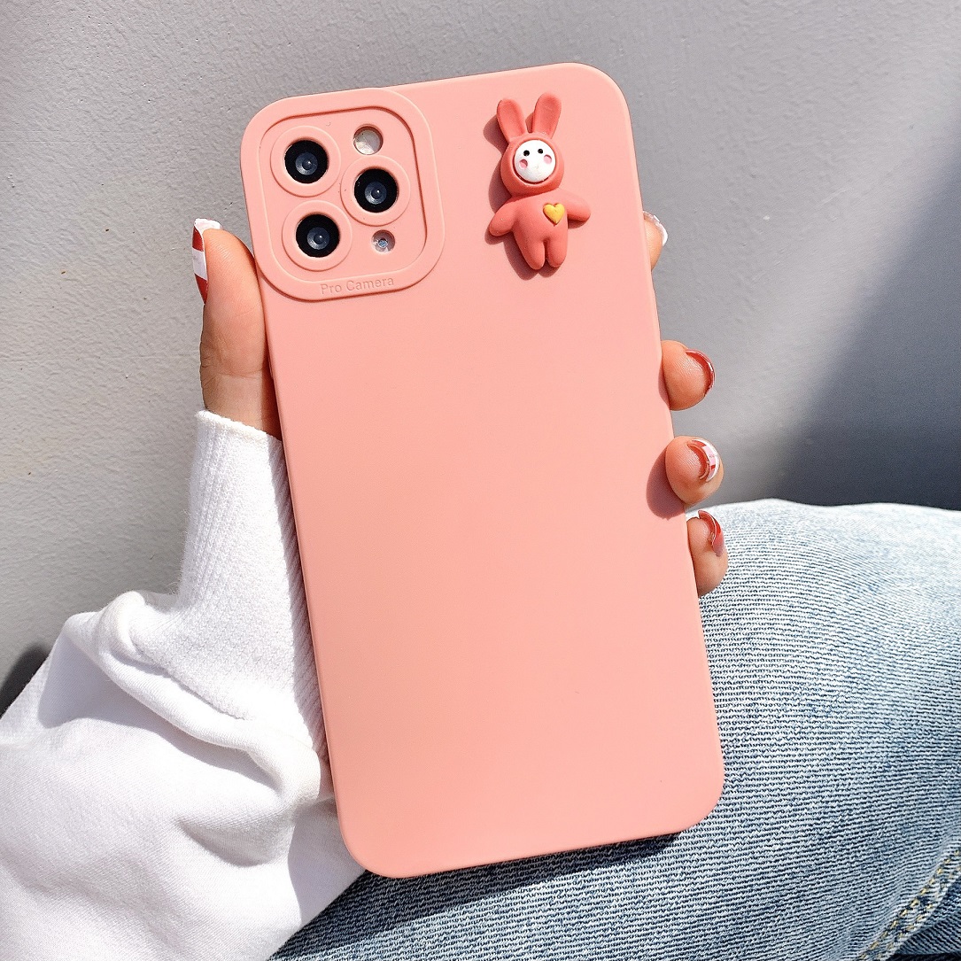 Ốp Lưng Basic Camera Nổi - Mẫu Rabbit Nổi