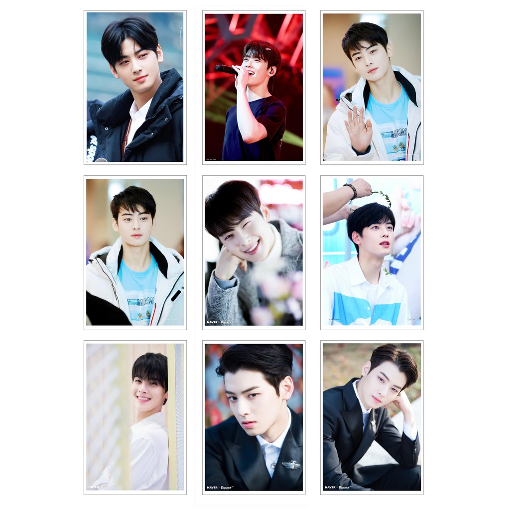 Lomo Card Ảnh CHA EUN WOO - ASTRO ( 45 ảnh)