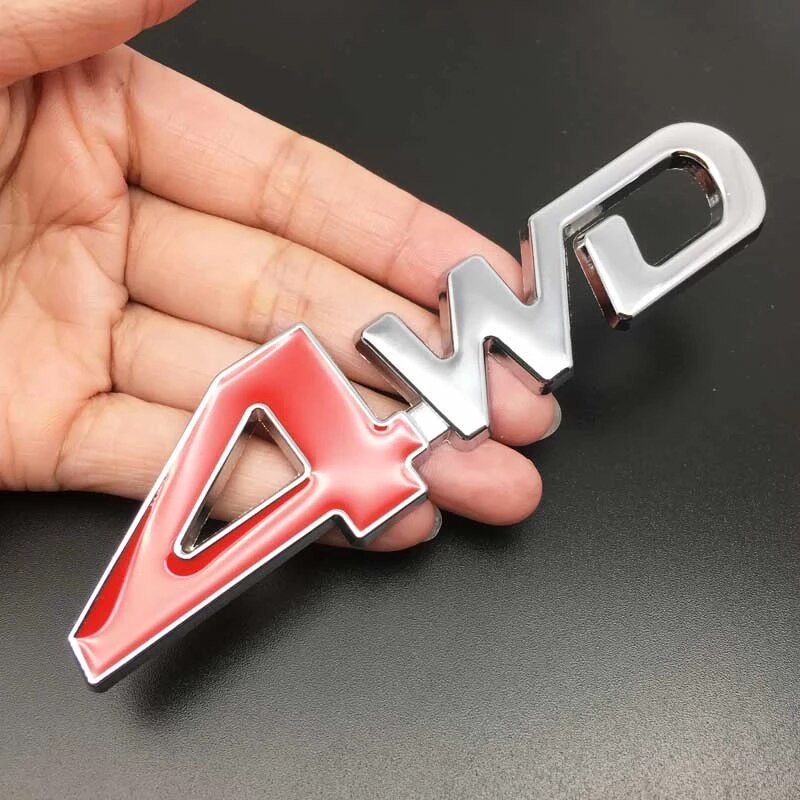 Tem 4WD Dán Trang Trí Đuôi Xe Ô Tô