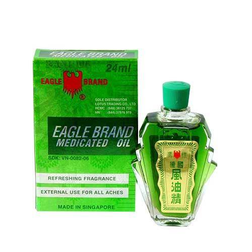 Dầu gió con ó xanh eagle brand 24ml
