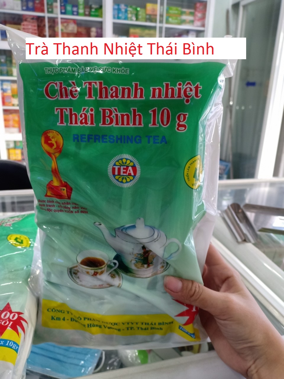 Trà Thanh Nhiệt Thái Bình 100 gói