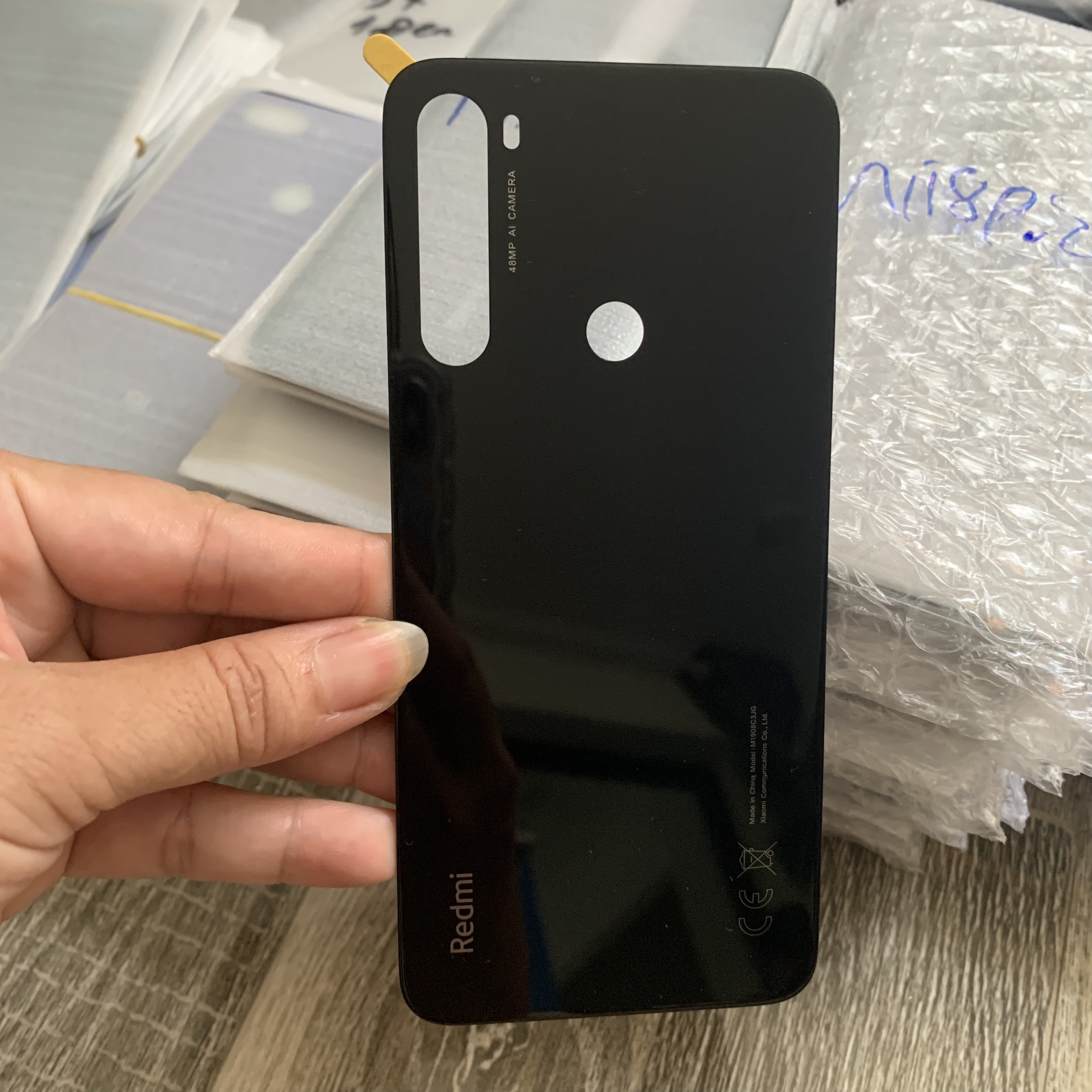 Kính lưng xiaomi redmi note 8
