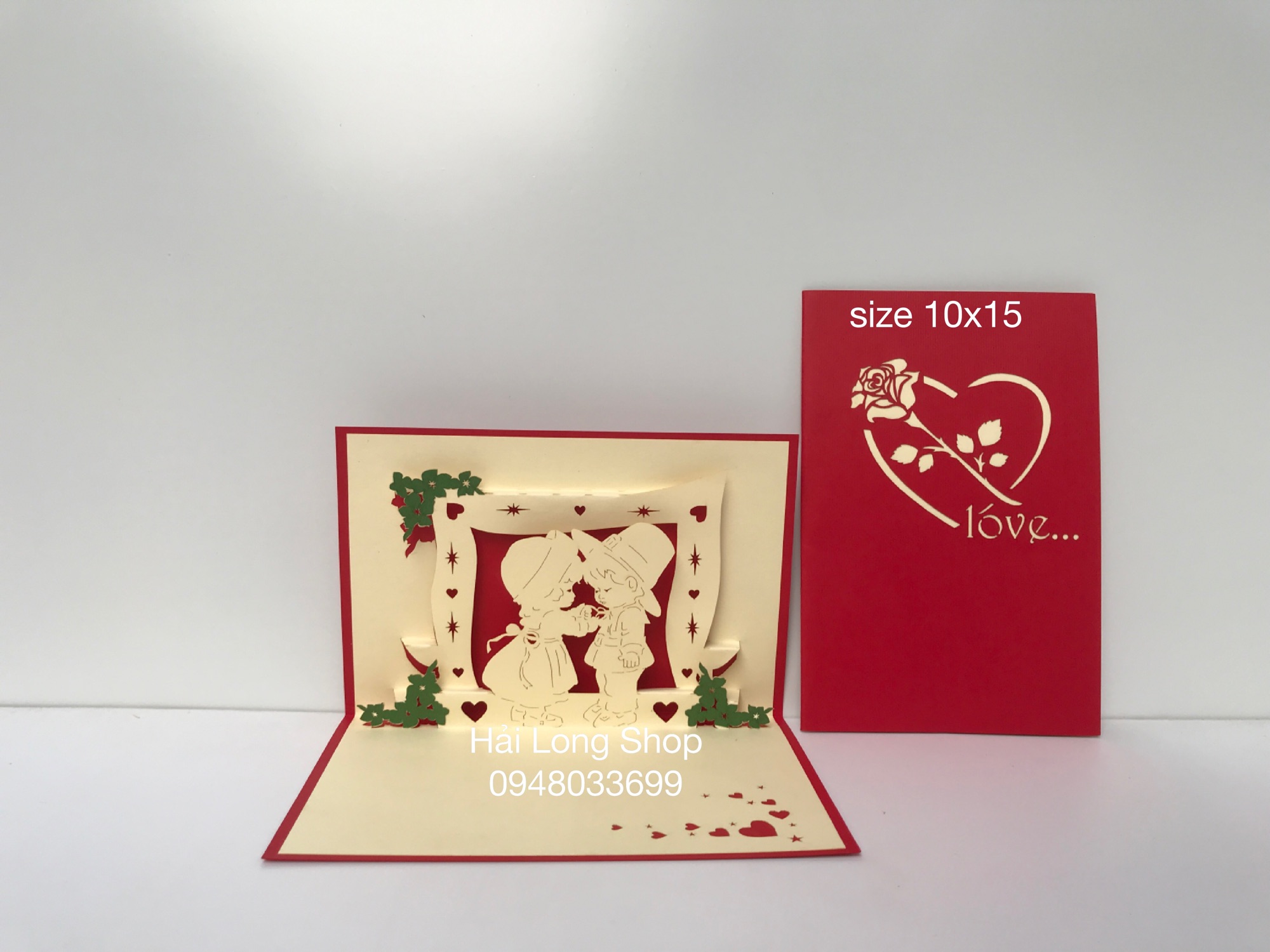 Cặp Đôi 1 - Couple  - love - Thiệp  3D