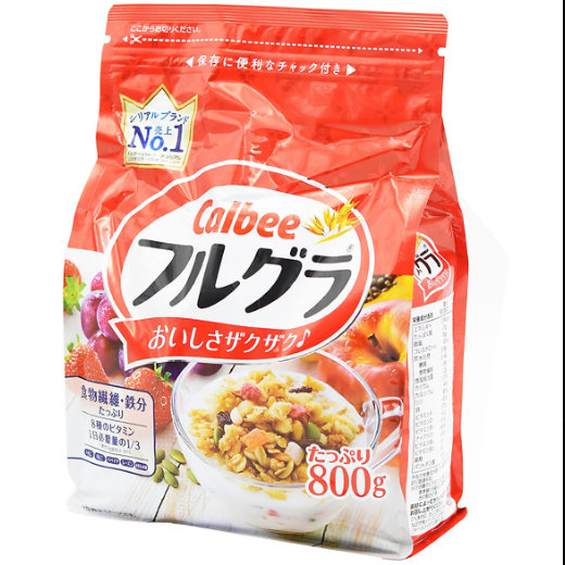Ngũ cốc Calbee màu đỏ Nội Địa Nhật Bản