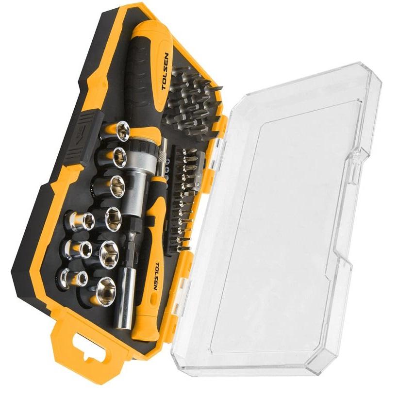 BỘ VÍT TÍP 42 MÓN TOLSEN- 16pcs Bits (6.35x25mm)