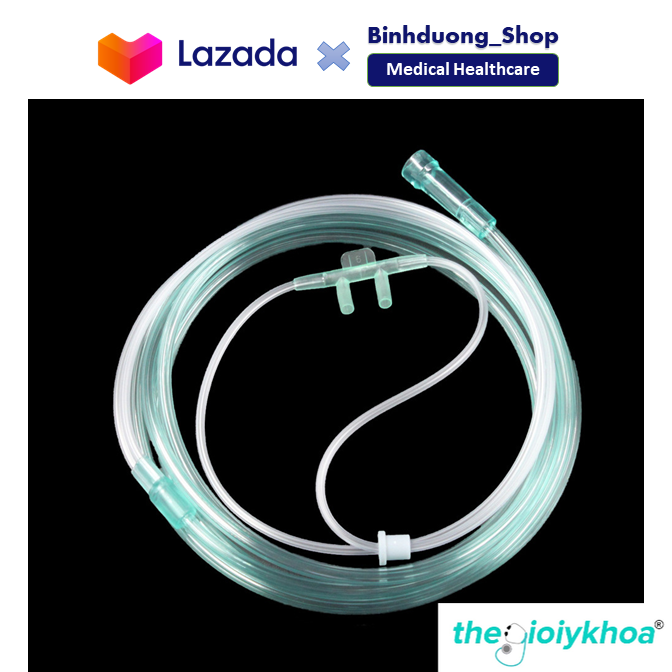 Dây thở oxy 2 nhánh Greetmed đủ size người lớn trẻ em -1 sợi Thegioiykhoa