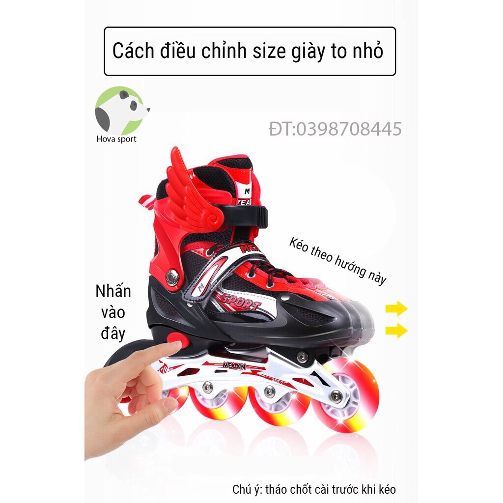 Giày trượt patin trẻ em người lớn