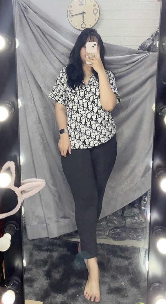 QUẦN LEGGING NỮ CHẤT COTTON 4 CHIỀU BIGSIZE (ẢNH MẪU CHỤP TẠI SHOP).