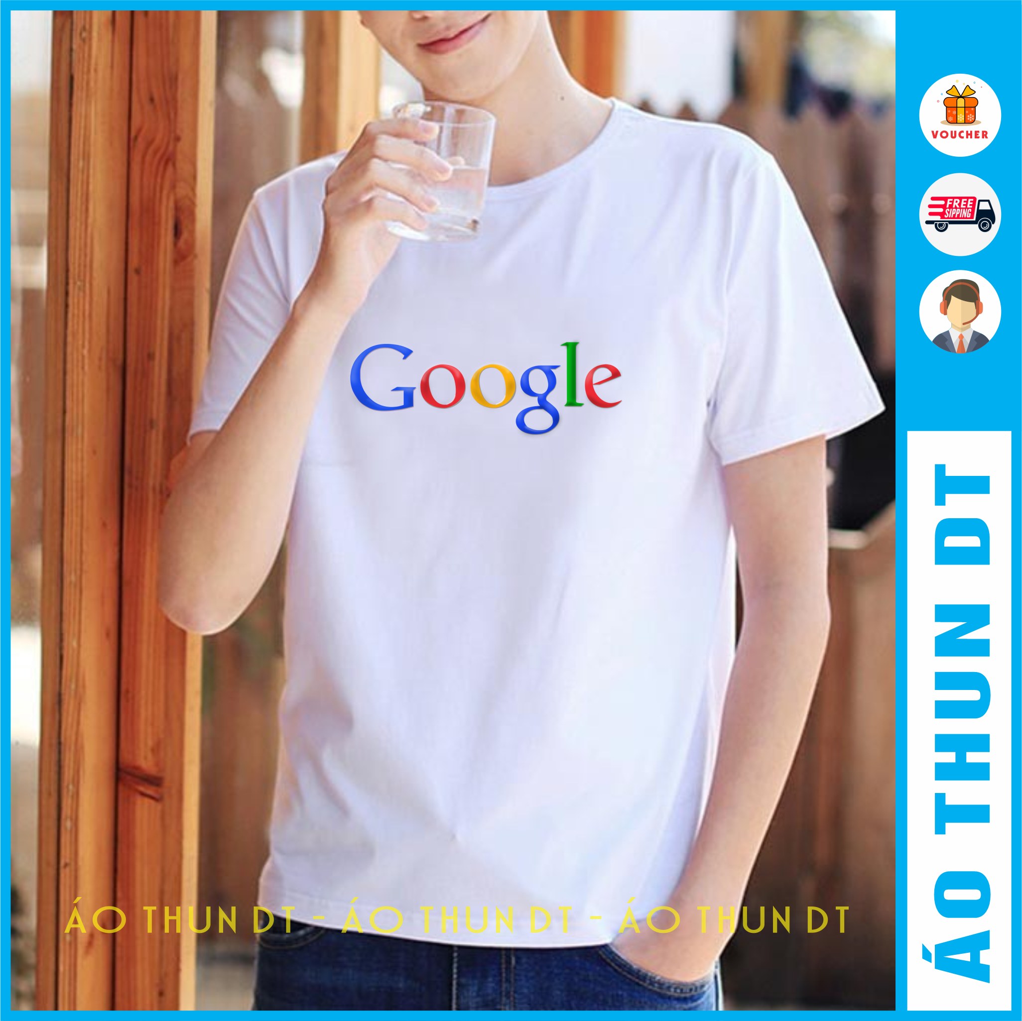 Áo thun nam nữ Google