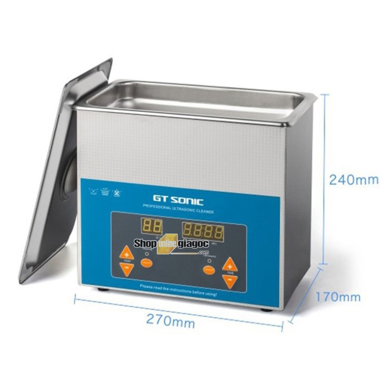 Bể Rửa Siêu Âm GT SONIC VGT-1730QTD 3 Lít