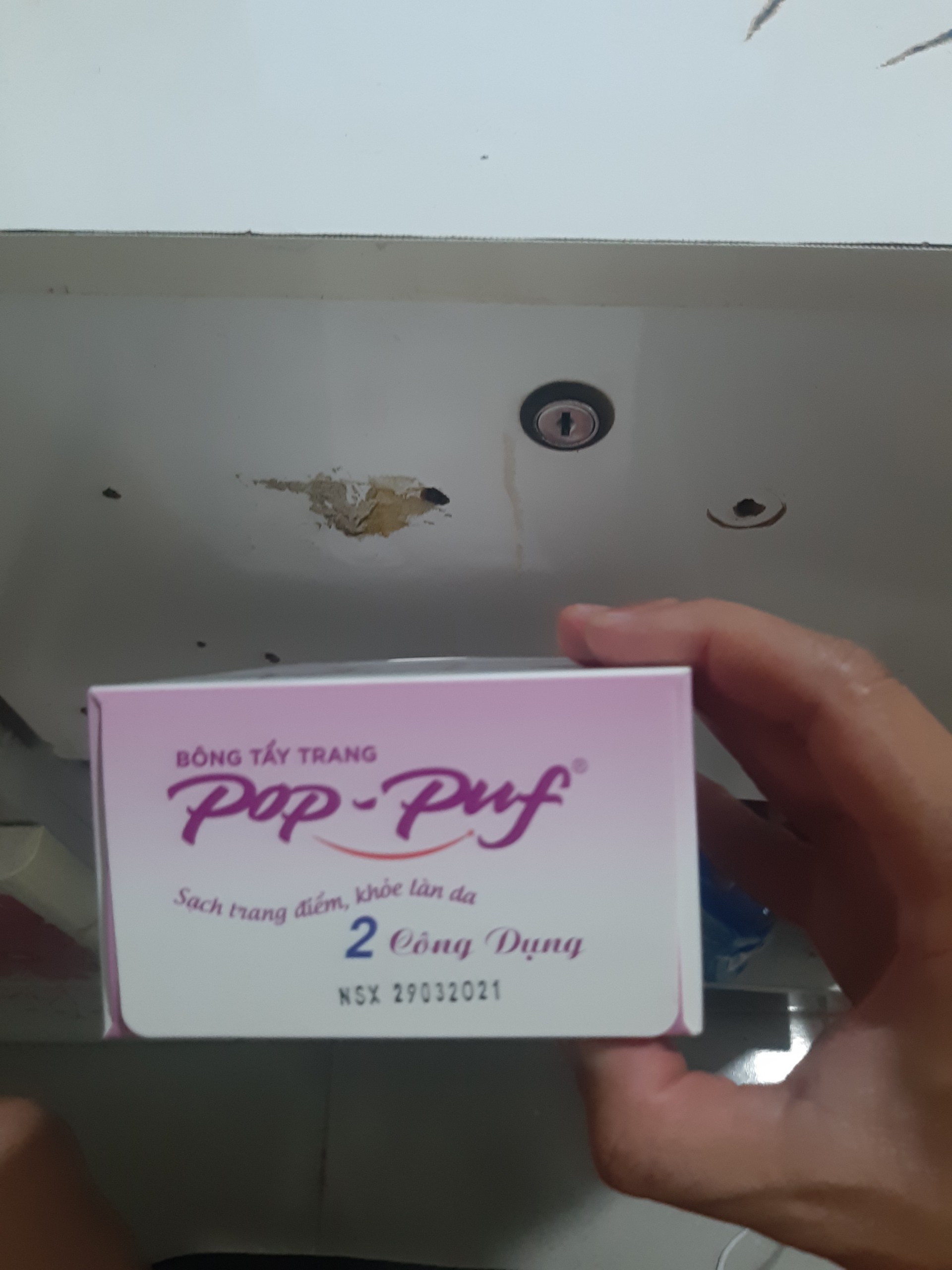 BÔNG TẨY TRANG POP-PUF 2 CÔNG DỤNG (100pcs) POP-PUF