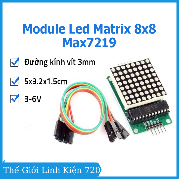 Module led matrix 8x8 max7219
