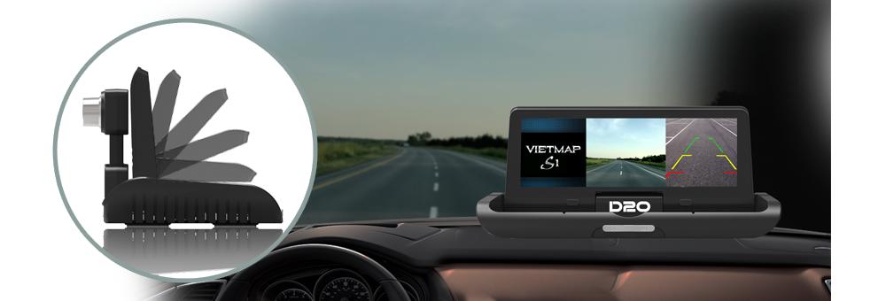 Camera Hành Trình VietMap D20 Tự Động Gập Màn Hình