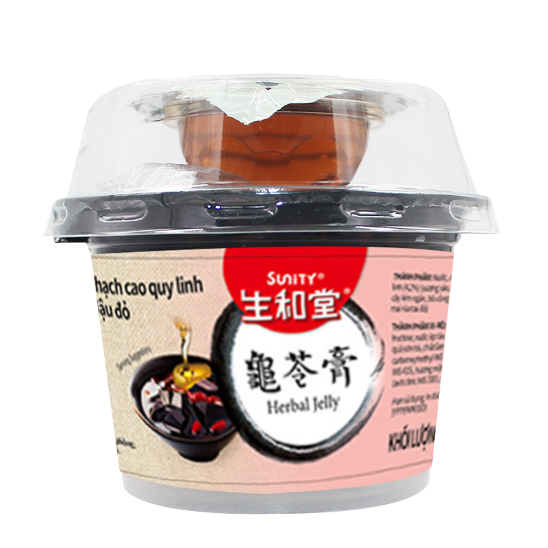Thạch cao quy linh Đậu đỏ 215gr [Hàng nhập khẩu]