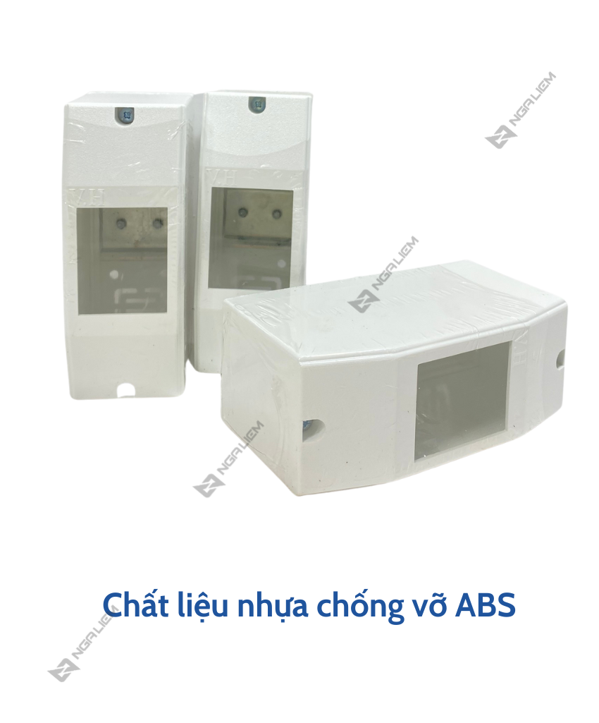 Hộp Nổi Đựng CB Cóc, Tép, 2 Pha, 3 Pha, 2 Pha Có Nắp VĨNH HƯNG [Chống Cháy]