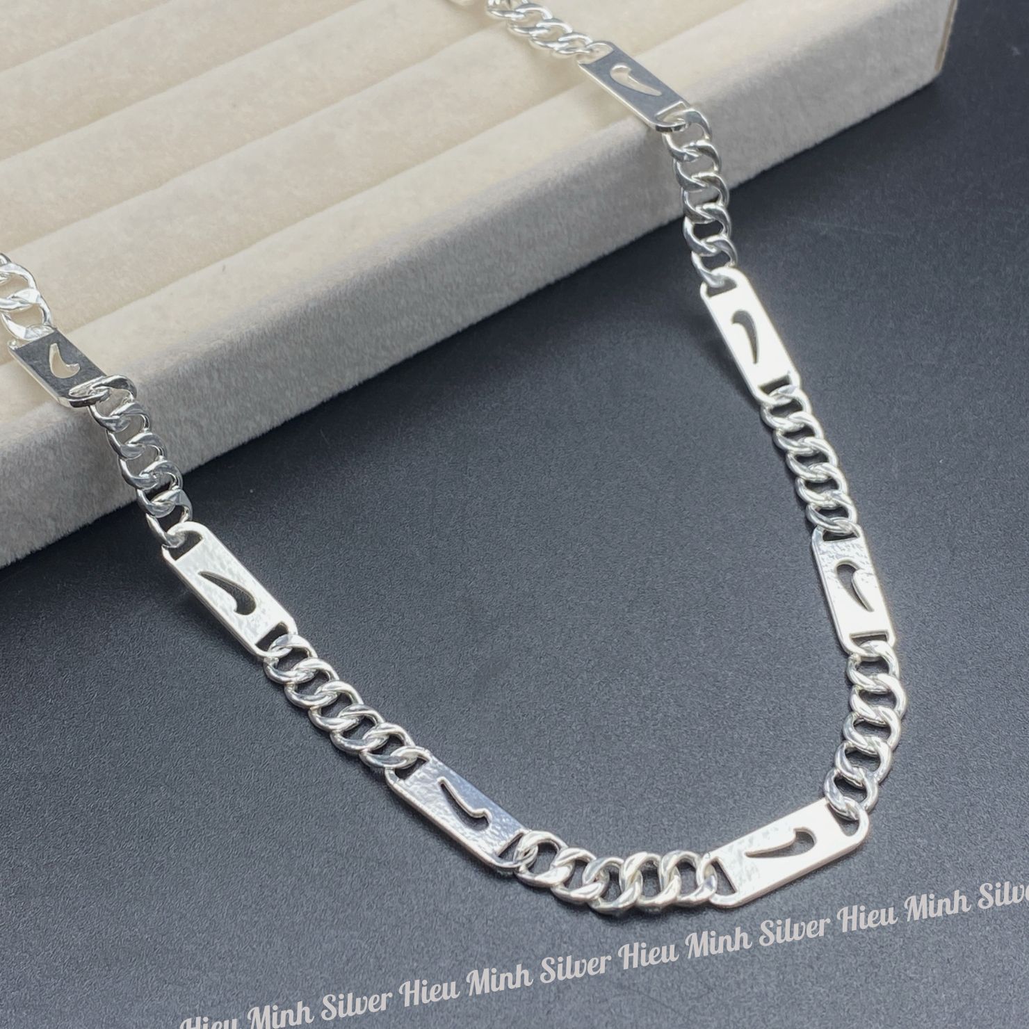 Dây Chuyền Nam Bạc Hiểu Minh DBN017 Bảo Hành Vĩnh Viễn