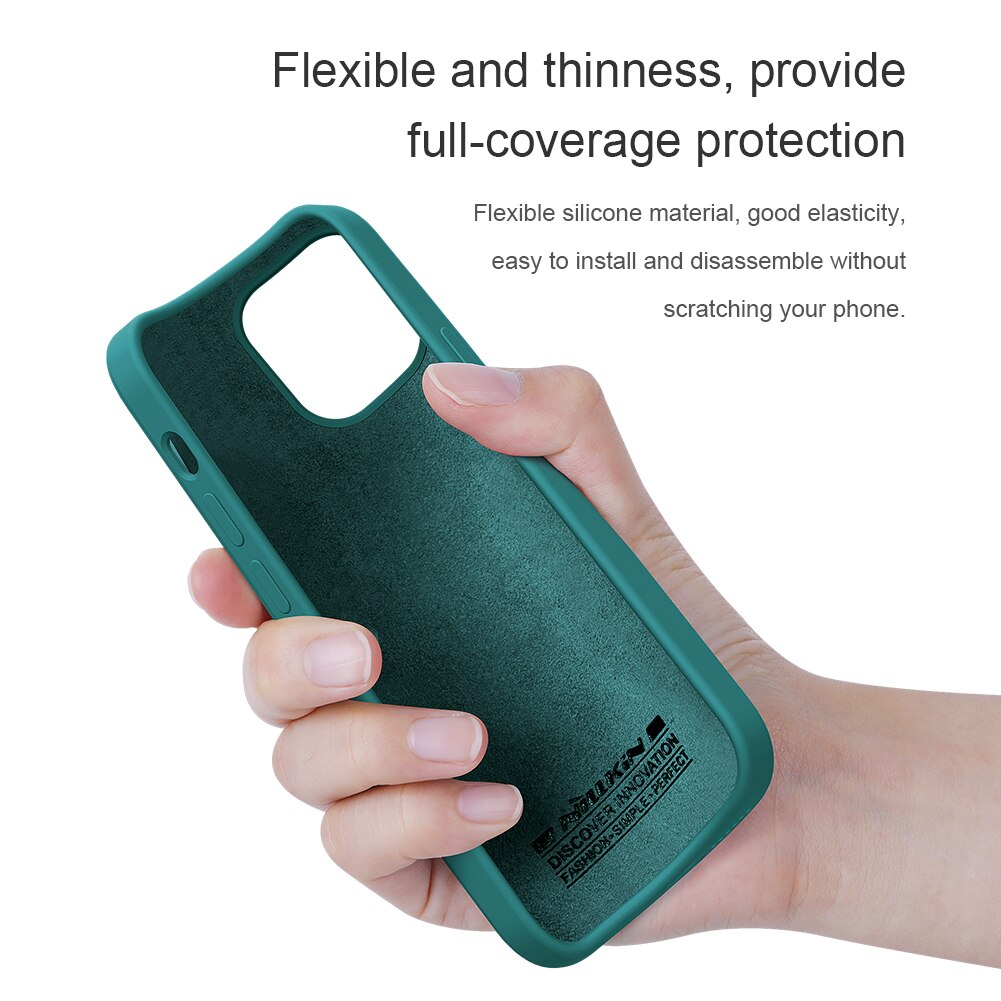 Ốp lưng iPhone 12 Pro Max silicon Nillkin Flex Pure chính hãng