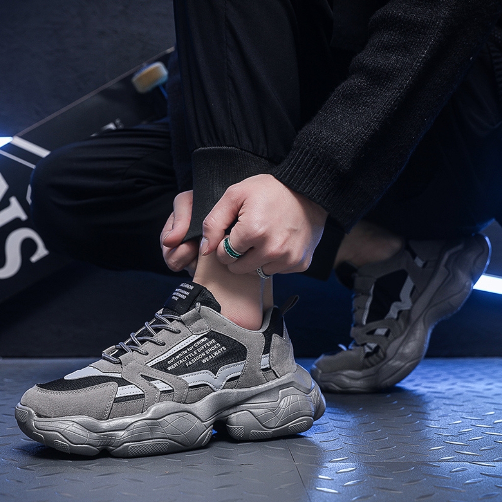 Giày sneaker nam Ulzzang đế tăng chiều cao cá tính