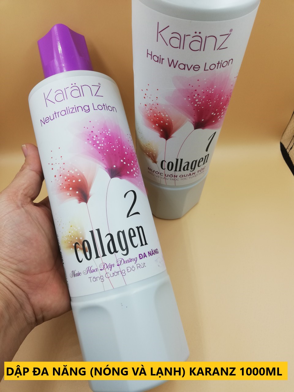 Uốn lạnh siêu quăn Karanz collagen 1000ml