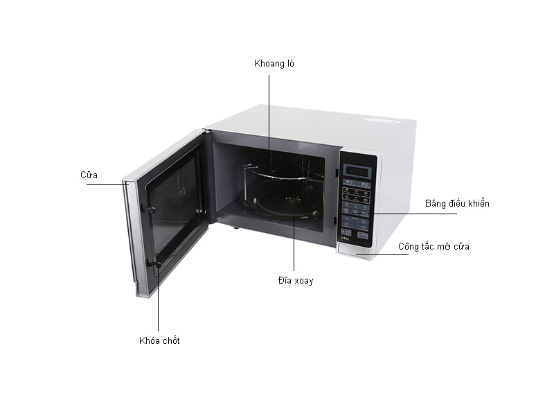 [FreeshipMAX] Lò vi sóng Sharp 25 lít R-G572VN-S( Miễn phí giao hàng TPHCM-Ngoại tỉnh tính phí vận chuyển)