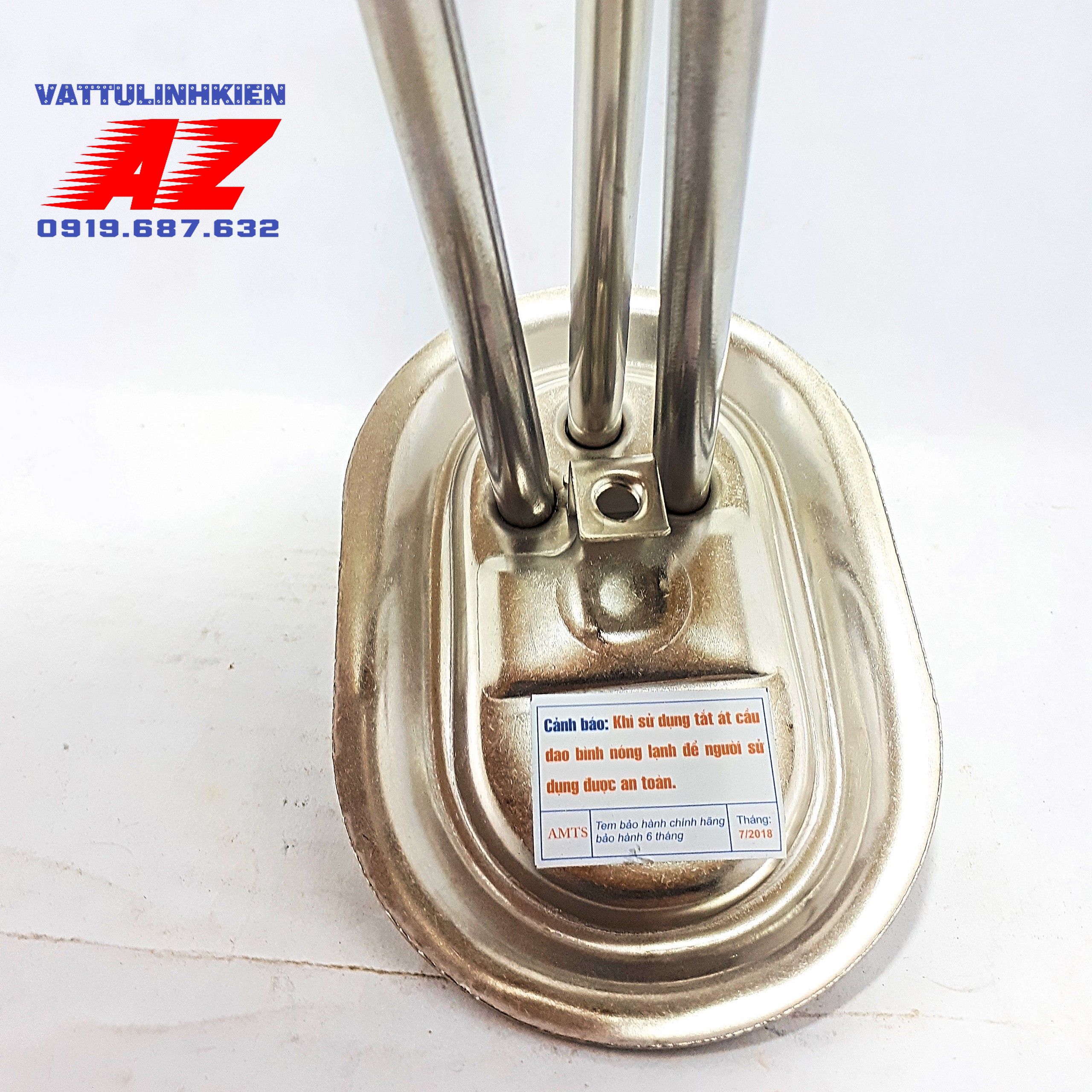 Ruột đốt Bình nóng lạnh ARISTON bát bè (7.5cmx10.5cm) x (18cm +13cm