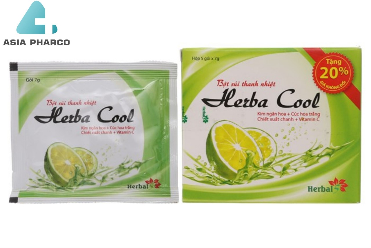 [HCM]Bột sủi thanh nhiệt Herba Cool