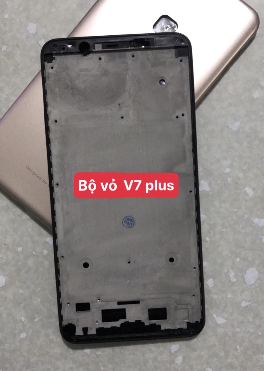 Vỏ bộ Vivo V7 Plus / Y79 ( Bộ gồm lưng,khung xương,phím ,kính camera)