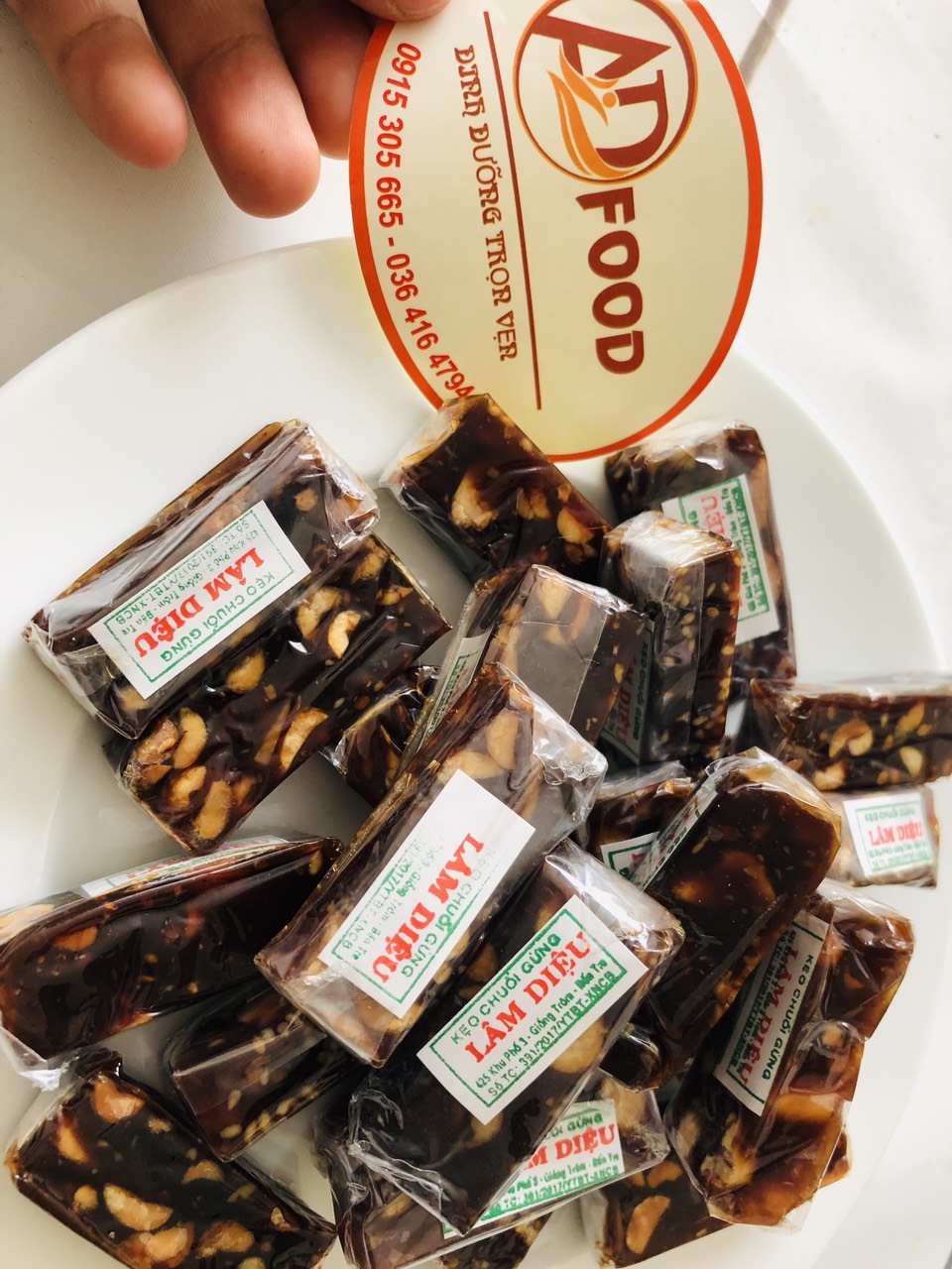1kg kẹo chuối Gừng Đậu_TiTiMart