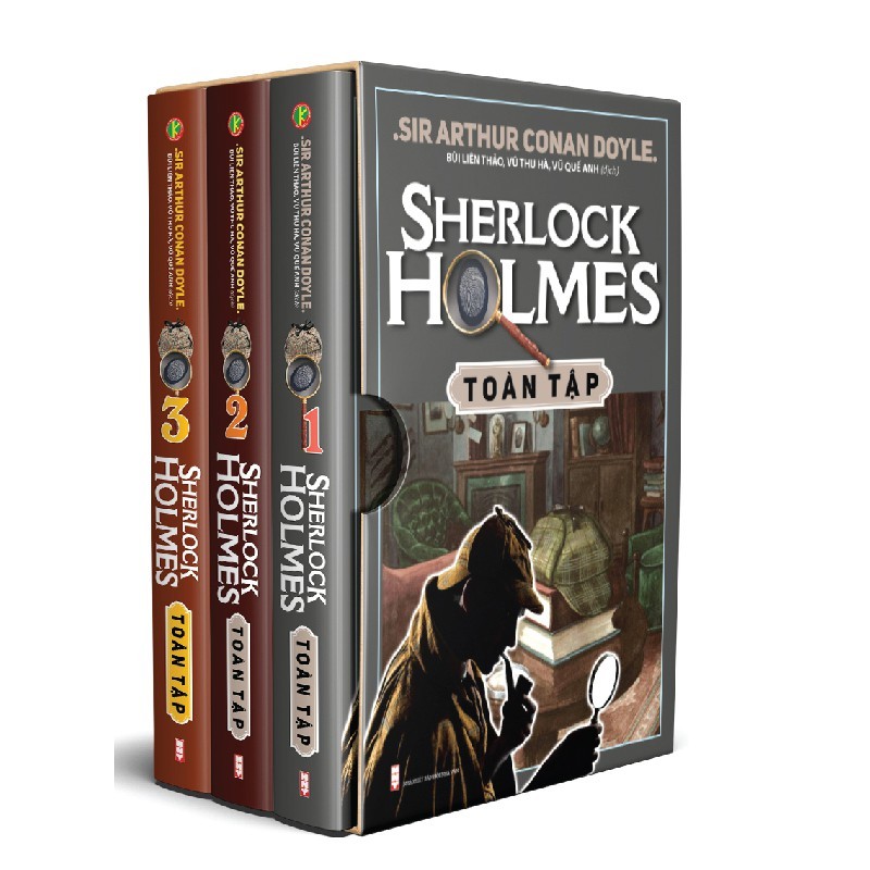 Sherlock Holmes Toàn Tập Trọn Bộ 3 Tập (Bìa cứng) - Newshop