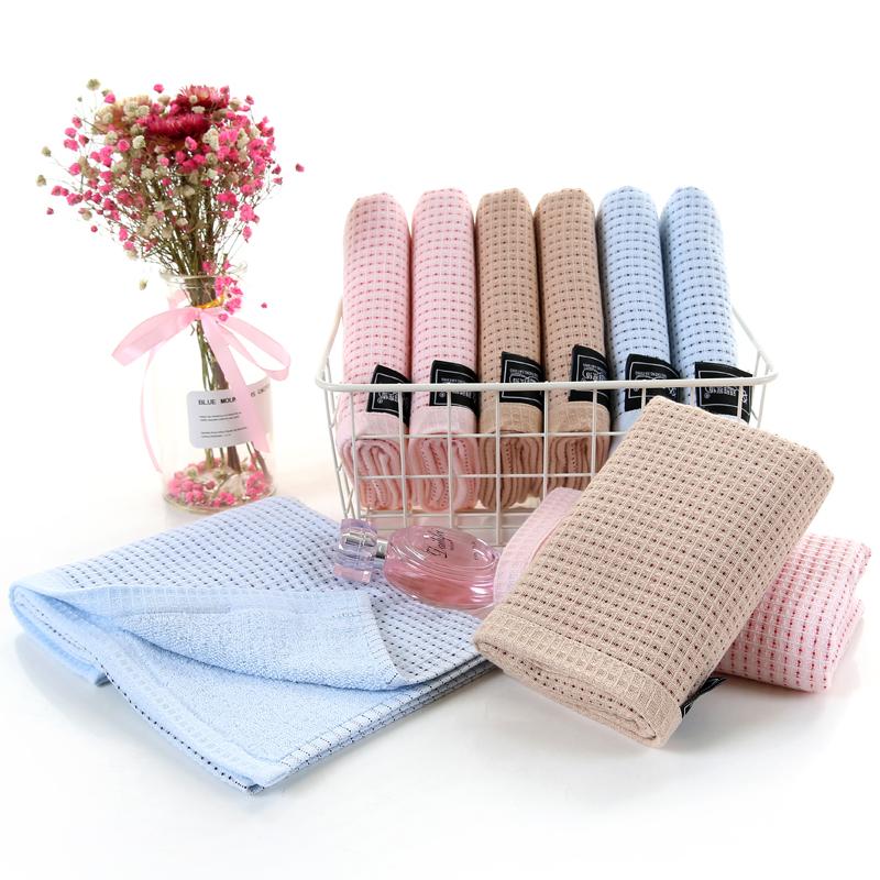 Đồ Gia Dụng Kẻ Sọc 100% Cotton Khăn Mặt Người Lớn Rửa Vài Người Đàn Ông Và Phụ Nữ Mềm Mại Hút Nước Nhanh Khô Khăn Mặt 2 Gói Theo Chiếc