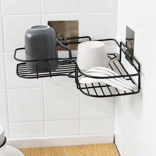 Kệ Góc treo Dán Góc Tường siêu chắc (kèm 2 miếng dán)