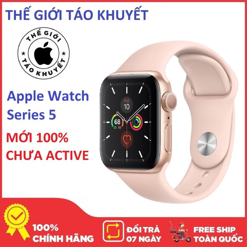 Đồng hồ Apple Watch Series 5 NHÔM - LTE - 44mm - Dây cao su - Nguyên SEAL Mới 100% - Bảo hành 12 tháng - Thế Giới Táo Khuyết
