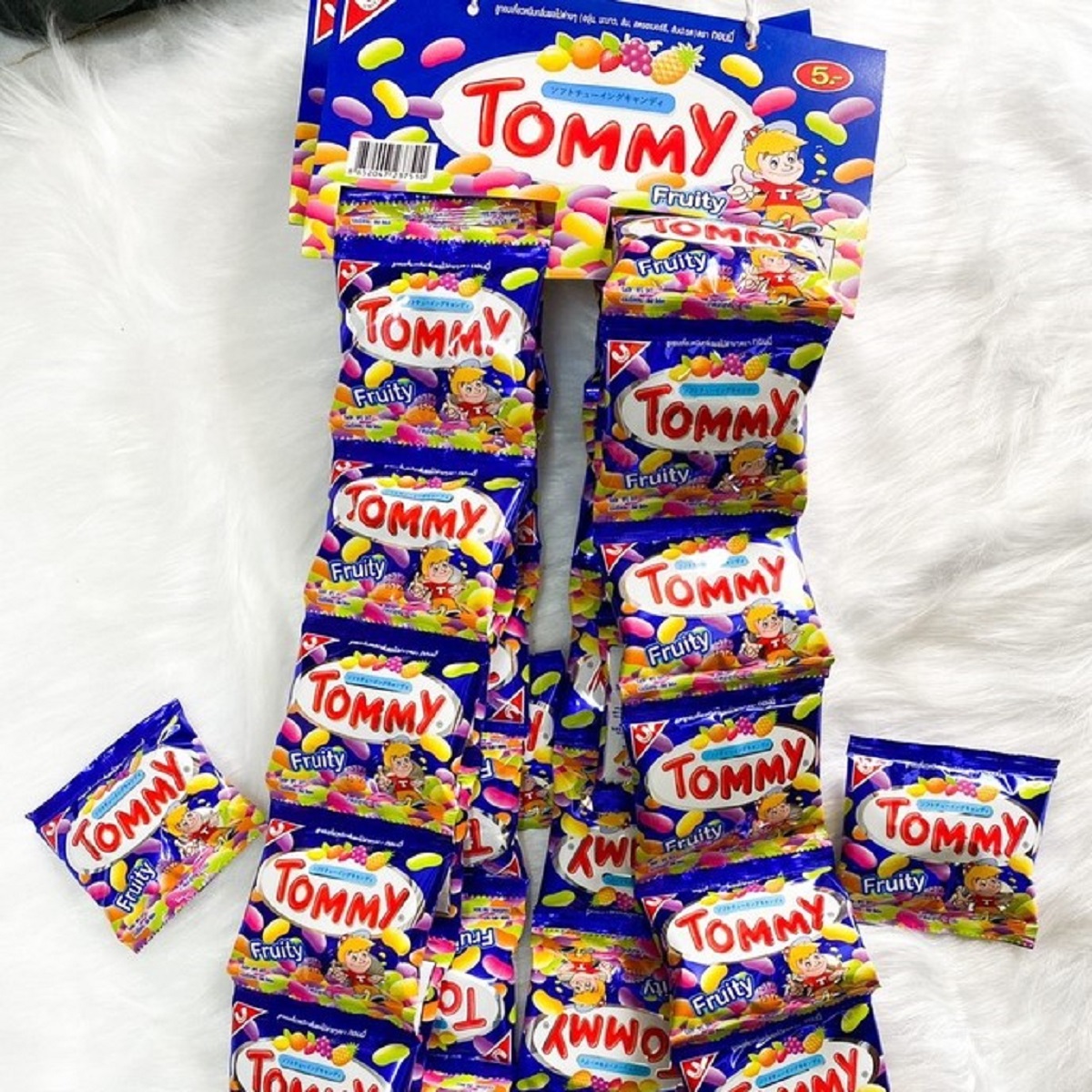 [ COMBO 12 GÓI] Kẹo TOMMY nhai vị trái cây Thái Lan