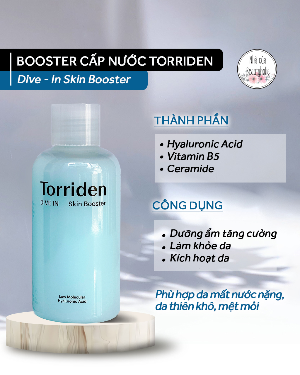 Booster cấp nước torriden dive in skin booster