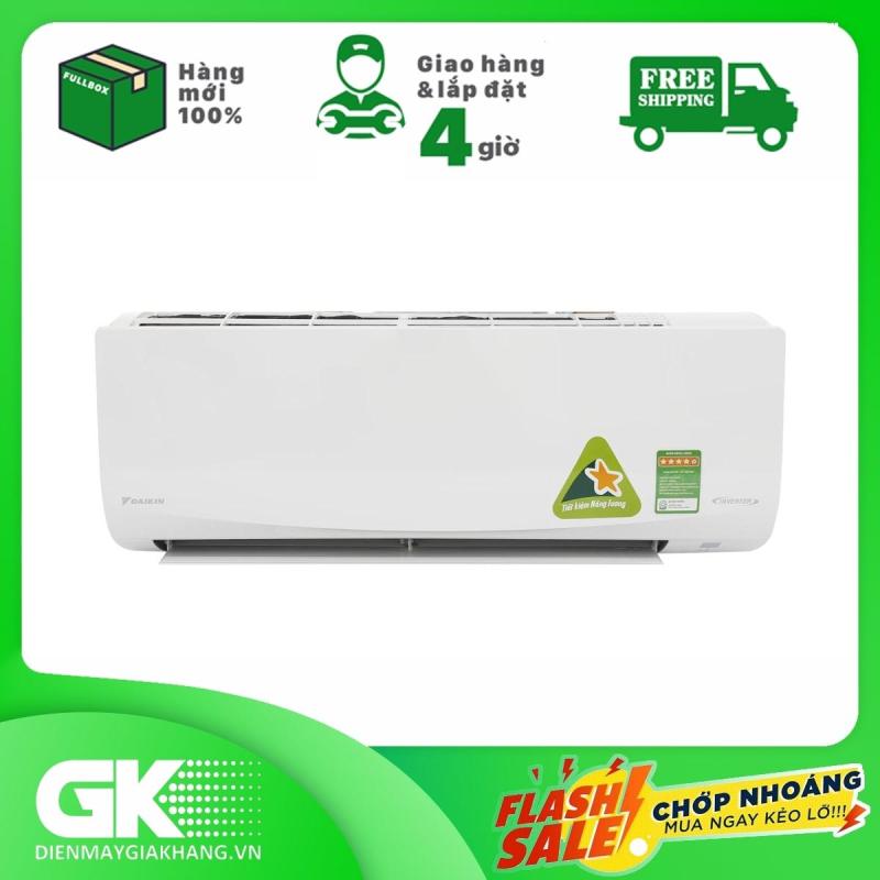 Bảng giá Máy lạnh Daikin Inverter 1HP 9000 BTU FTKQ25SAVMV, làm lạnh tức thì,vận hành êm ái, tiết kiệm điện năng, bảo hành 24 tháng.