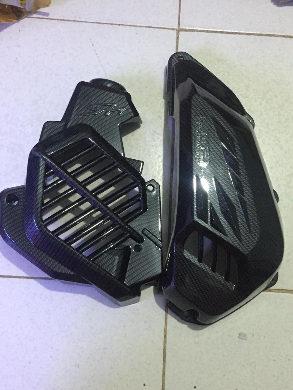 Combo 2 món Bầu e + Quạt gió Cacbon gắn xe SH 2017 - 2019