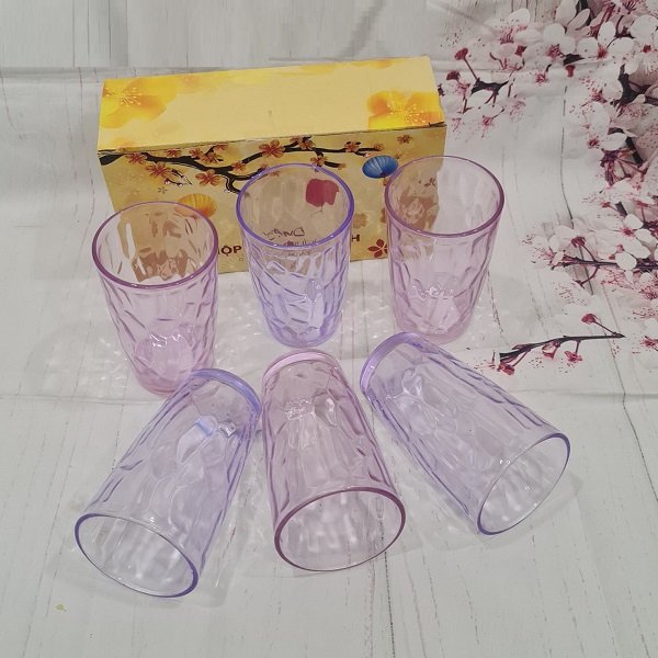 Bộ 3 ly thủy tinh màu cao cấp - bộ 3 ly thủy tinh màu
