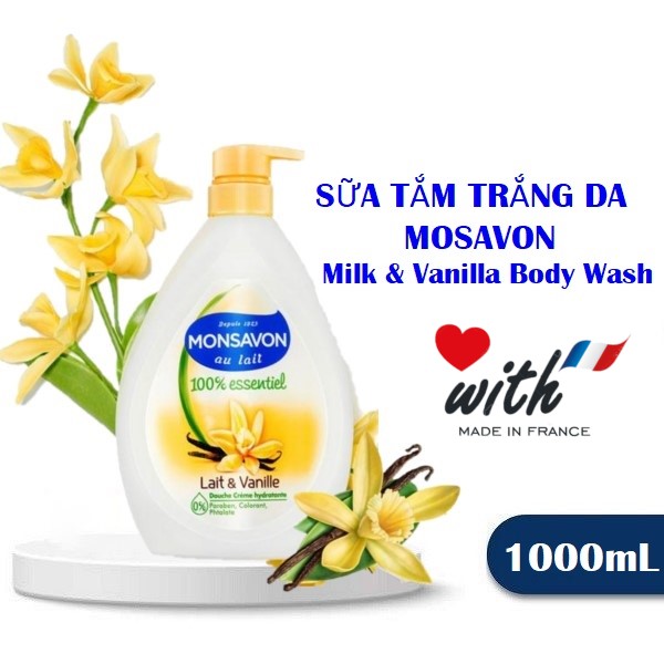 Monsavon Lait & Vanille 1000ml