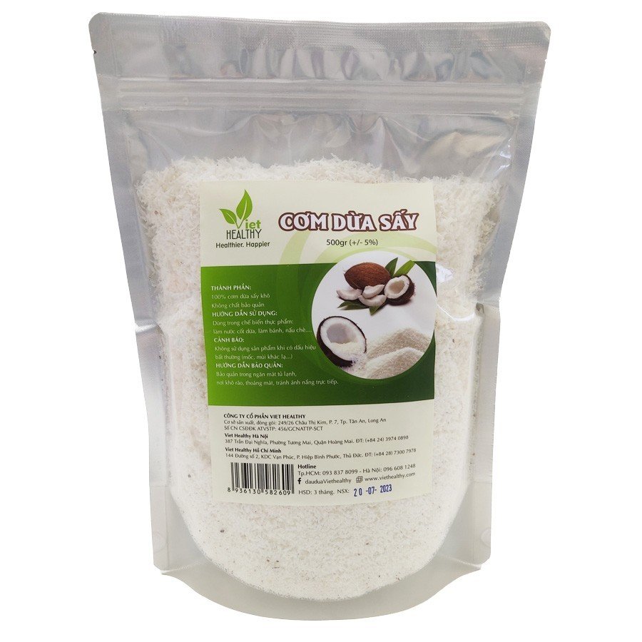 Cơm dừa sấy Viet Healthy 500g
