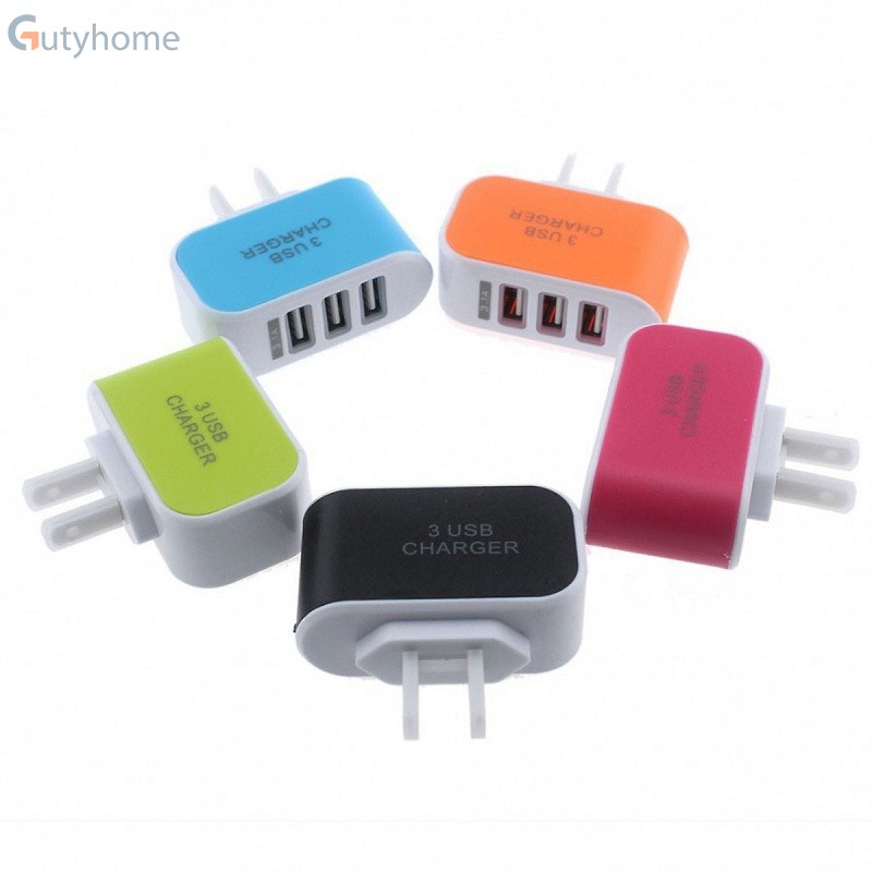 { SALE OFF 45% } Củ Sạc Nhanh 3 Cổng USB Siêu Tiện Lợi