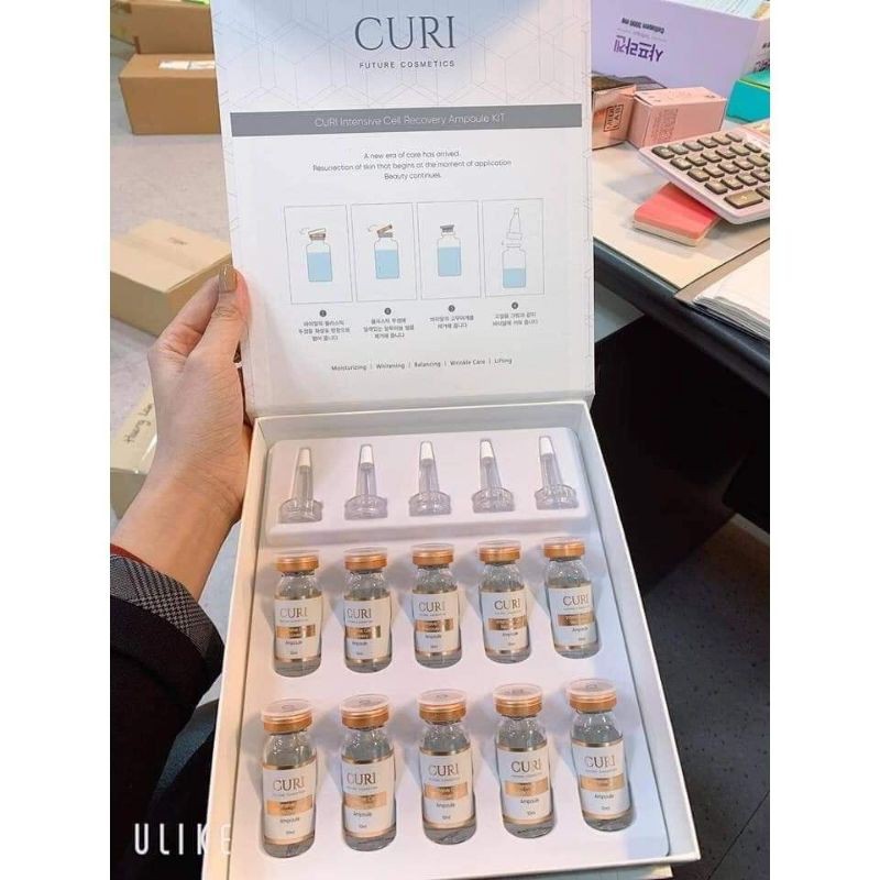 Tế bào gốc Curi phục hồi da siêu căng bóng dưỡng trắng sáng